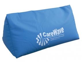 Carewave delta cushion on a white background.