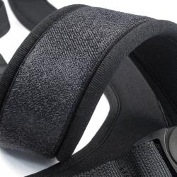 Close up image of Spex Harness Wickable Fabric Square on a white background.