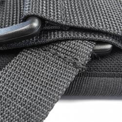 Close up of Spex Hip Belt Durable Ridge Woven Webbing Square Medium on a white background.
