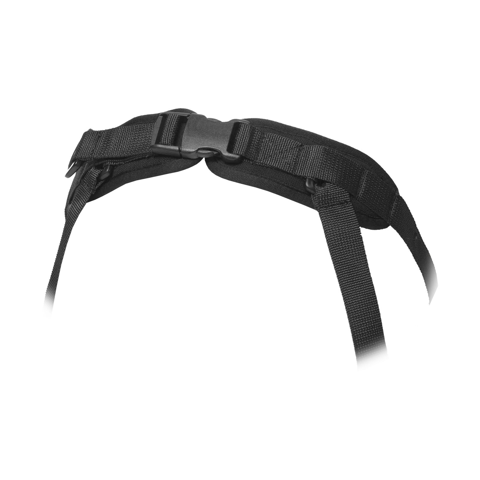 Adjustable Bingo Evo Spex 4-Point Hip Belt securing the user comfortably for enhanced pelvic stability and posture support.