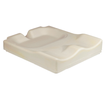 Jay Easy Cushion with contoured foam base and optional curved bottom, designed for pressure relief and custom support.