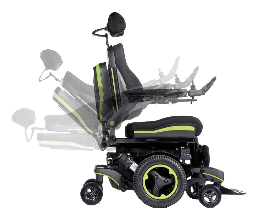 Lumbar positions for the Q700 UP M Sedeo Ergo Anti Shear Backrest.