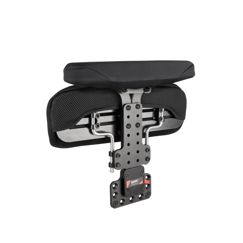 SPEX Angle Adjust Arm Axial Thigh Support Combo QR Seat Rail