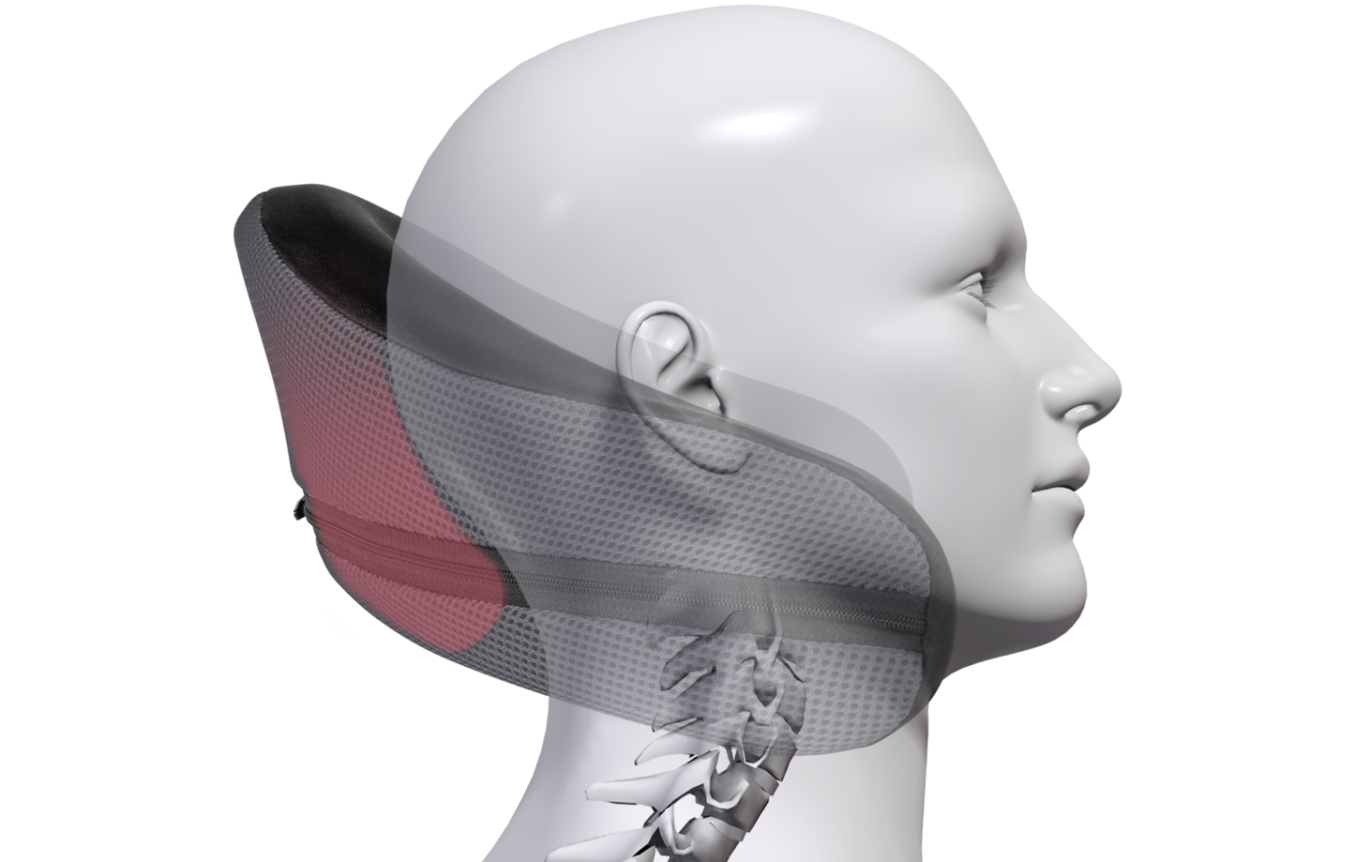 Spex Contour 350 Head Support pad with ergonomic occipital shaping to enhance comfort and stabilise head posture