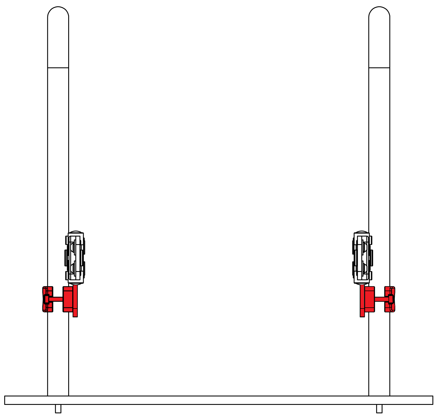 Cane Mount Laterals Rear