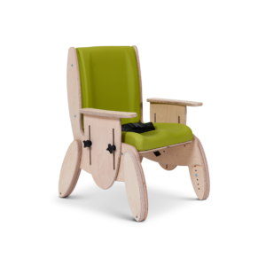 Juni Chair supporting children with adjustable seating to enhance comfort and participation in daily tasks.
